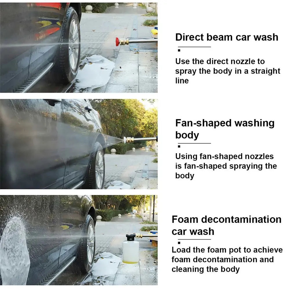 High Pressure Washer Cordless Rechargeable Foam Generator Household Garden Cleaning Irrigation Tools without Battery