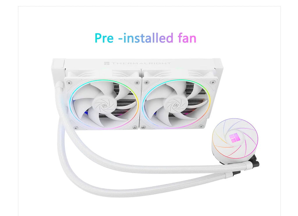 Thermalright Aqua Elite White 240 V2 All-in-one water cooling radiator Halo ARGB supports LGA1700/115X/2011/AM5/AM4