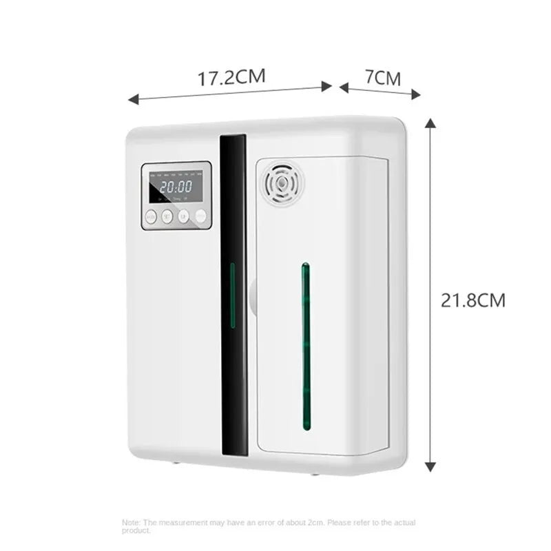 300m³ Aromatherapy Dispenser Hotel Commercial Dispenser Mall Automatic Aroma Essential Oil Diffuser Home Fragrance Air Purifier