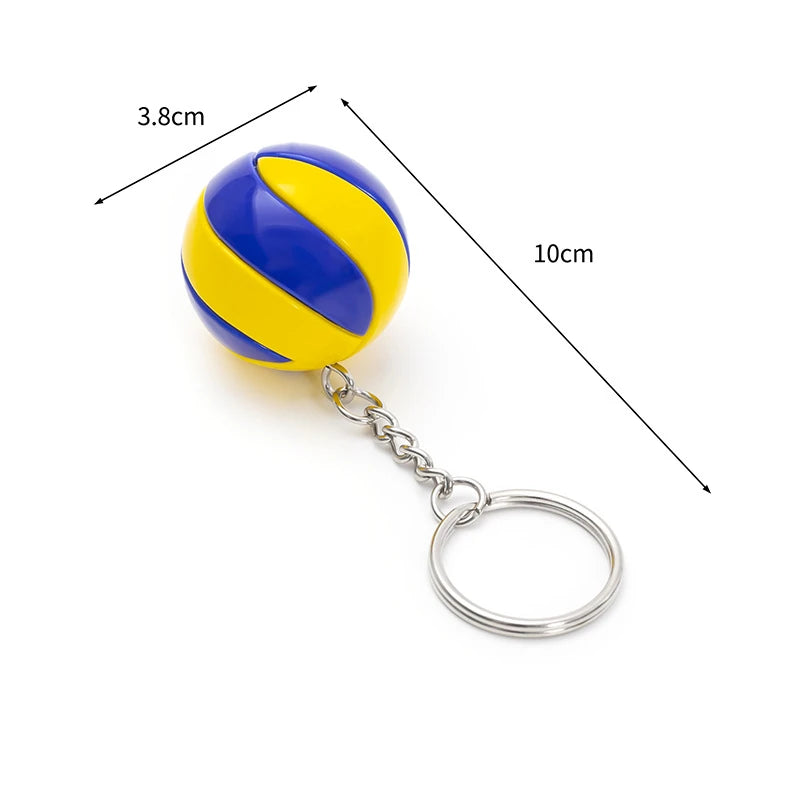 PVC Volleyball Keychain - Business Gifts Beach Volleyball Ornaments