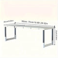 Adjustable Under-Sink Organizer - Stainless Steel Multi-Tier Space-Saving Storage Rack for Kitchen & Bathroom Cabinets