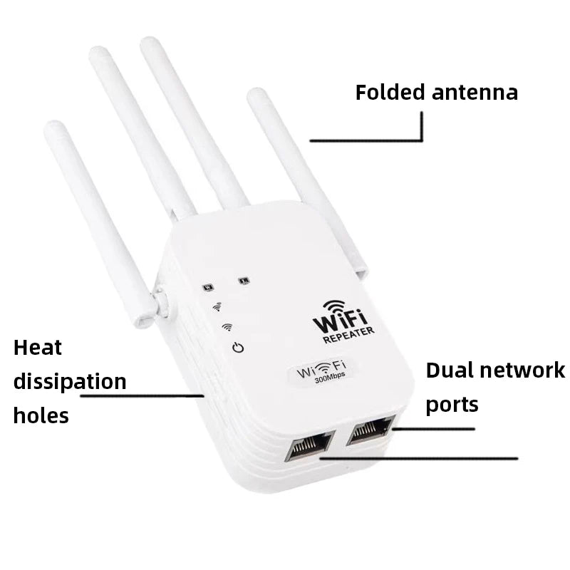 KATORD 1200Mbps Wireless WiFi Repeater 2.4G&5G Signal Router 802.11N Long Range Wireless WiFi Extender Amplifier WIFI Booster