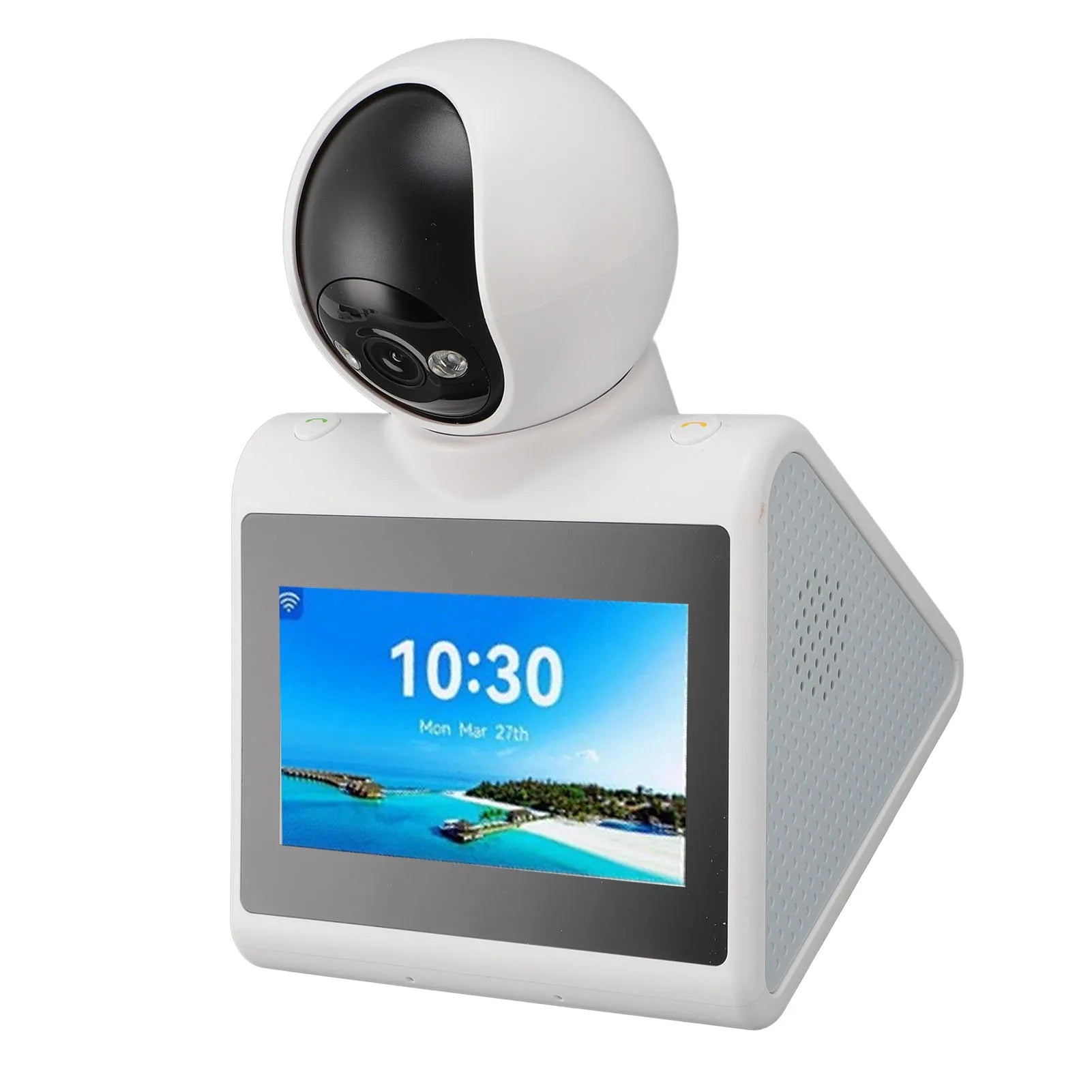 Video Calling Camera with Screen Video Calling Smart Camera with HD Screen 2 Way  Call Indoor 2K Security Camera