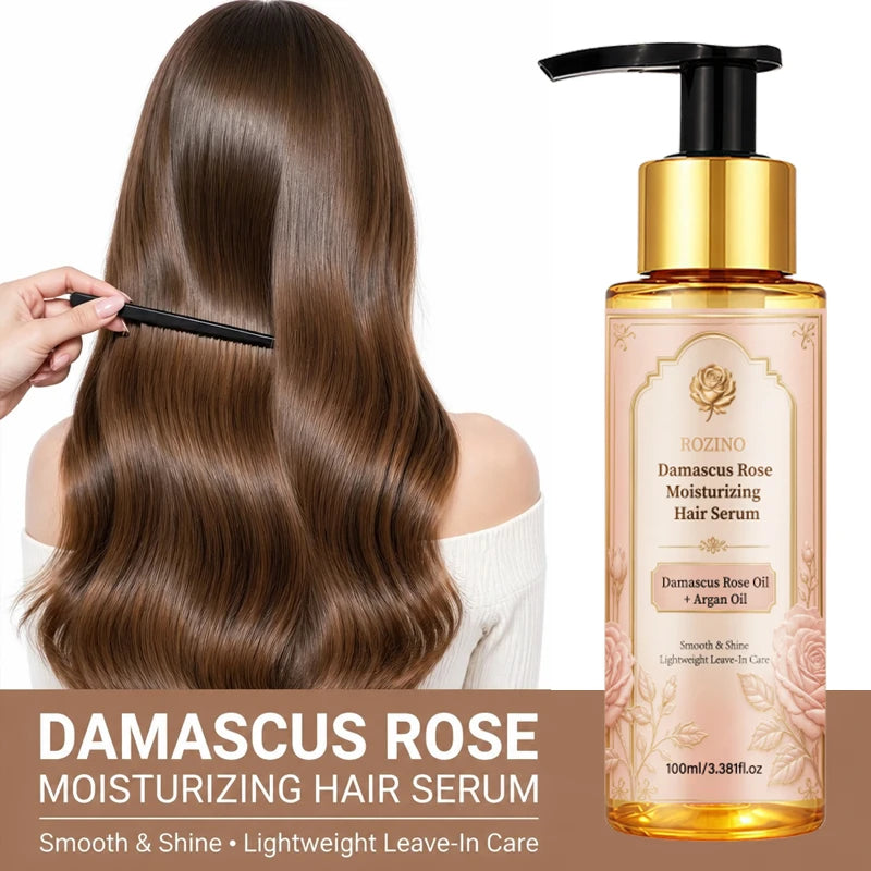 Rozino Bulgarian Damascus Rose Hair Essence – Leave-In Hair Care