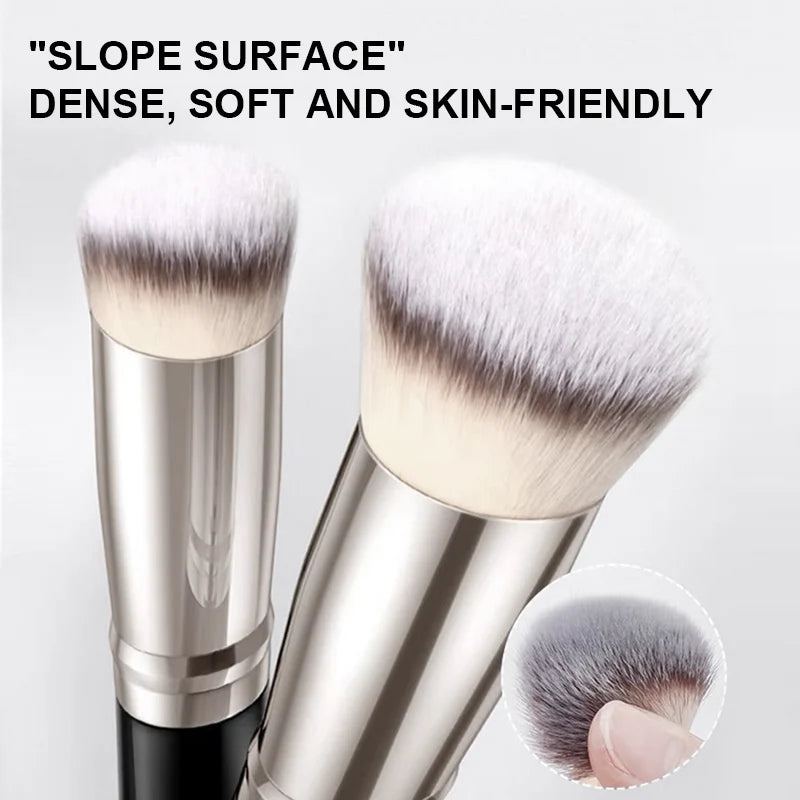 Makeup Brushes Foundation Concealer Angled Seamless Cover Synthetic Dark Circle Liquid Cream Cosmetics Contour Brush Beauty Tool