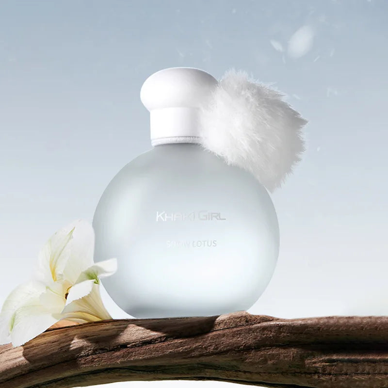 Snow Lotus Perfume for Women: Long-Lasting Eau de Toilette, 100ml—A Fresh, Natural, and Pure Floral Scent