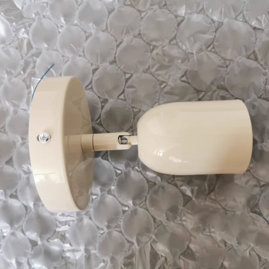 IWHD Nordic Modern LED Wall Lamp Sconce Pull Chain Switch Bedroom Living Room Corridor Cream Style Stair Light Fixture Luminaria