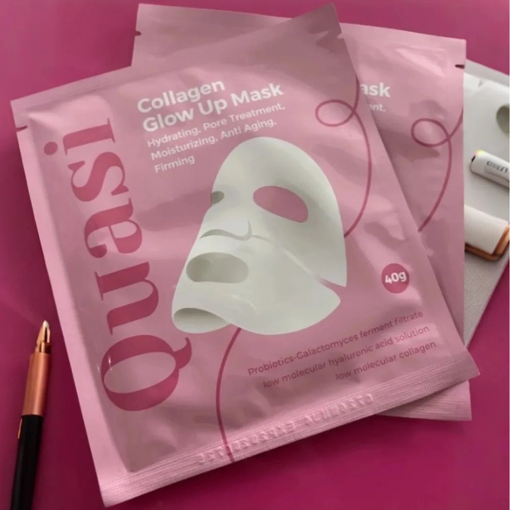 Korean Moisturizing Firming Bio Collagen Overnight Masks Professional Night Repairing Mask 4pcs Set Quasi Collagen Glow Up Mask