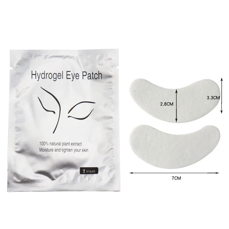 200 Pairs Eyelash Under Eye Patches Eye Pad Isolation Remove Hydrogel Eye Patch Sticker Gasket Eyelash Extension Makeup Tools