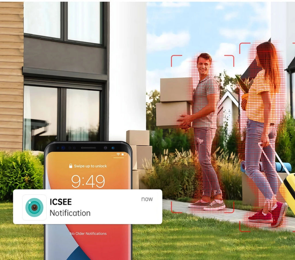8MP IP Security Camera Wifi Indoor Surveillance Home Protection CCTV 4/5MP Dome Wireless Camera Video Indoor Wi-Fi XM ICSee Ca