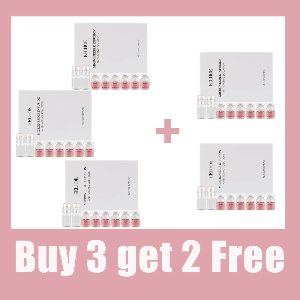 Korean Daily Essence Set – 2 Tools & 6 Bottles To Support Skin Smoothness, Deep Hydration Supports Skin Resilience＜0.3mm