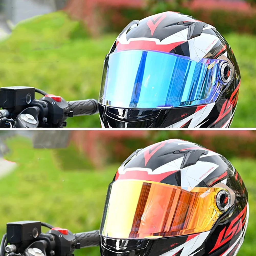For LS2 FF358 FF396 FF300 Compact ST Motorcycle Helmet Visor Lens Shield Glasses Full Face Pin Accesorios Para Moto Casque