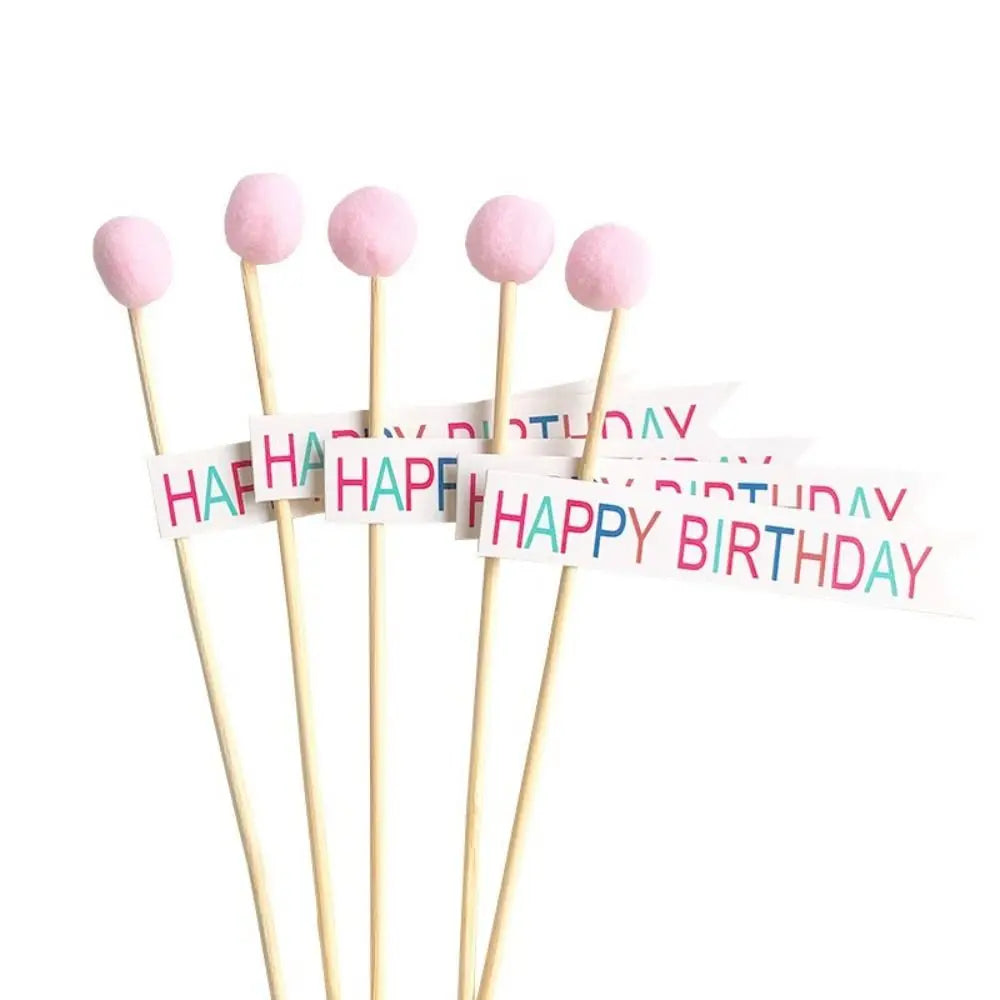 Happy Birthday Cake Decoration Cute Bear Candles Korean Flag Cake Decoration Dessert Table Cartoon Birthday Cake Plugin