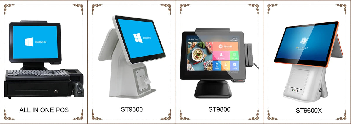 2026 High Quality 15.6" Dual Touch Screen Cash Register All In One POS System