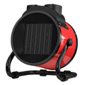 2000W Portable Space Heater with Fan Adjustable Thermostat 2 Heat Settings Fan Mode Overheat Tip-Over Protection for Home Office