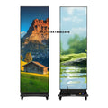 Vishow5.0 commercial double-sided floor-to-ceiling LED advertising screen indoor P1.538 high definition 2-year warranty 500cd