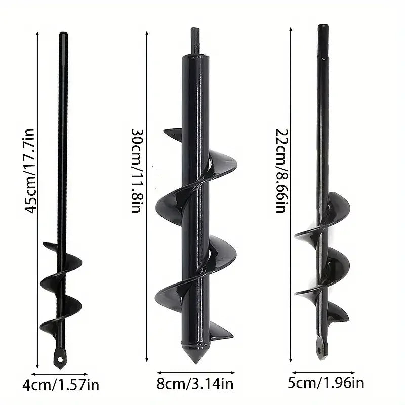 Soil drill grass drill plant vegetables soil loosening hand drill small auger plant tree planting drill earth digging tool elect