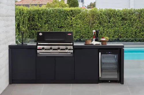Outdoor BBQ Kitchen Cabinets Island Luxury Modular Stainless Steel Outdoor Kitchens Furniture Garden BBQ Customized