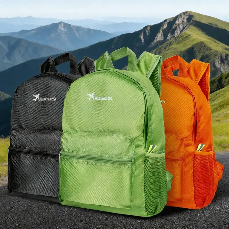 Lightweight Foldable Backpack Men Women Waterproof Packable Backpack Outdoor Travel Hiking Cycling Daypack Camping Shoulders Bag