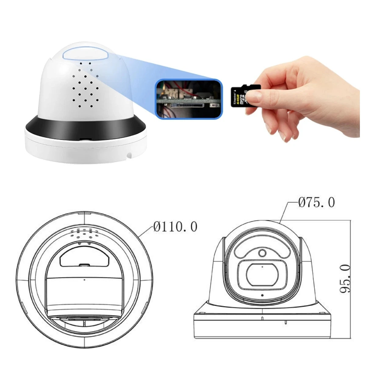 8MP IP Security Camera Wifi Indoor Surveillance Home Protection CCTV 4/5MP Dome Wireless Camera Video Indoor Wi-Fi XM ICSee Ca