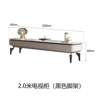 Modern Italian Tv Stands Design Drawers Style Premium Tv Table Luxury Trendy Elegant Muebles Para Hogar Living Room Furniture