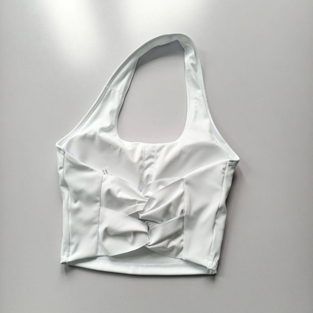 Women's Halter Neck Strap Fitness Bra Sexy Backless Gym Workout Yoga Bra Crop Top Sports Bras for Active Wear