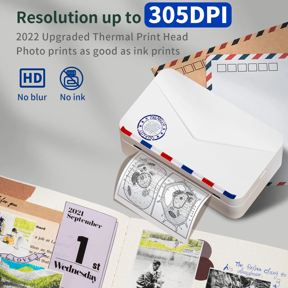 M04S Paper for M04AS Printer M03AS HD thermal Color Paper 80mm x 3.5m 3rolls Works in Phomemo M03/ M03AS/M04S/M04AS Printer