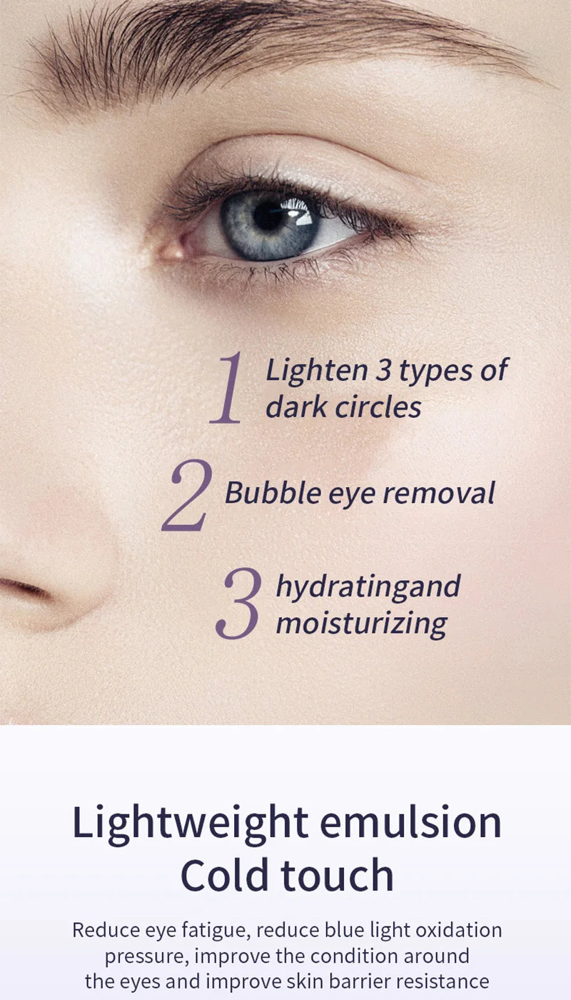 Ocheal Rolling Ball Eye Cream, Rolling Ball Massage Eye Cream, Moisturizing and Nourishing Eye Essence, Reduces Eye Wrinkles and Bags, Suitable for Both Men and Women, a Must-Have for Autumn and Winter.