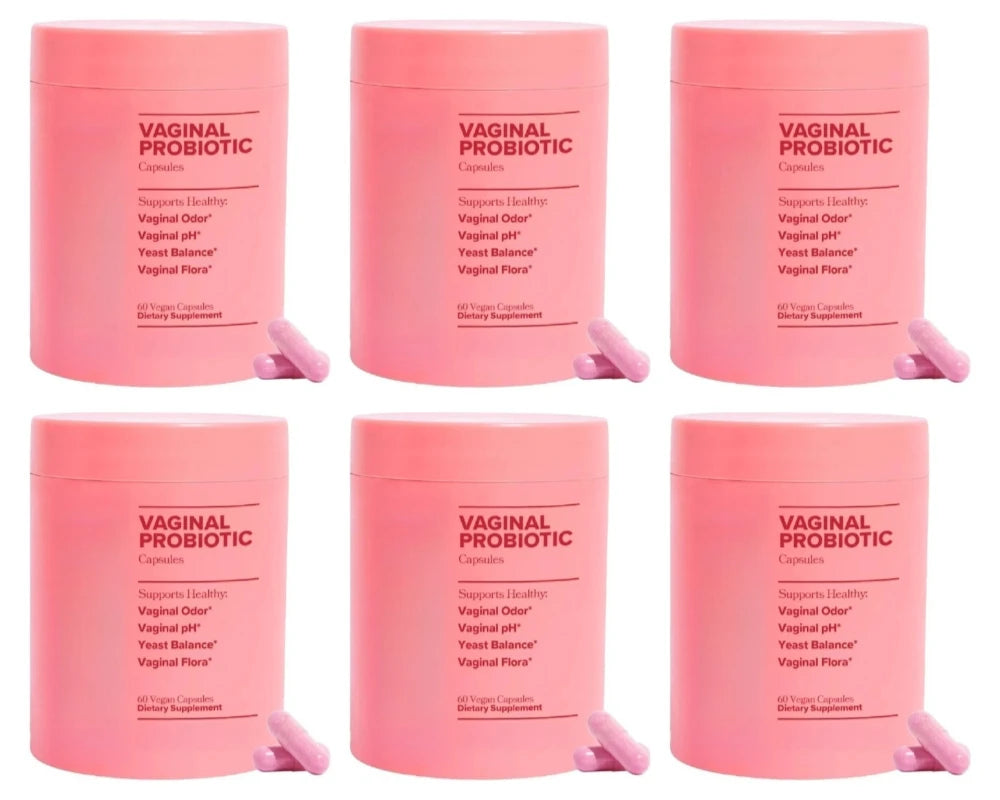 Women's Probiotic Capsules 60 Count Nutrition Supplement with Lactobacillus & Prebiotics Promote Gut Wellness and PH Balance