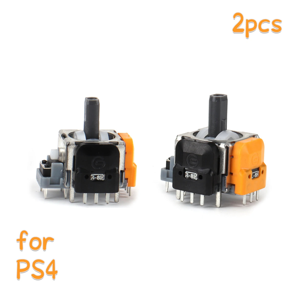 2pcs Replacement Hall Effect Joystick 3D Analog Sensor ThumbStick for PS5/PS4/Xbox One/Series Controller Repair Parts Accessory
