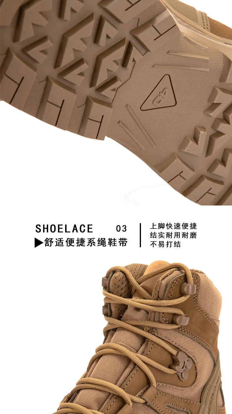 Outdoor China Tactical Shoes American City Commuter Desert Hiking Mountaineering Special 680 Tactical Boots