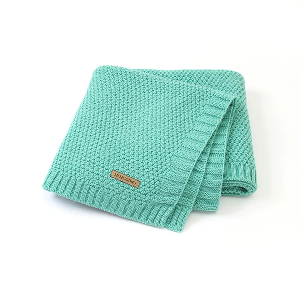Baby Blankets Knitted Newborn Swaddle Wrap Blanket Cartoon Rabbit Toddler Photograph Props Multifunction Children Covers