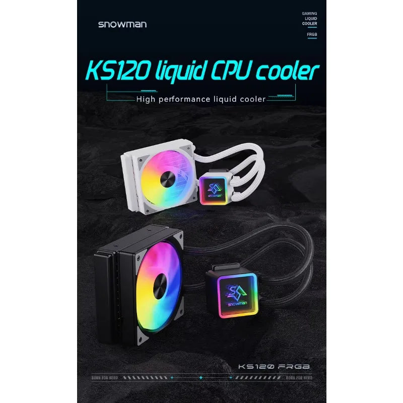 Integrated water-cooled radiator suitable for LGA1700/1200/1151/1150/1155/2011/AM5/AM4 high-performance radiators for computers