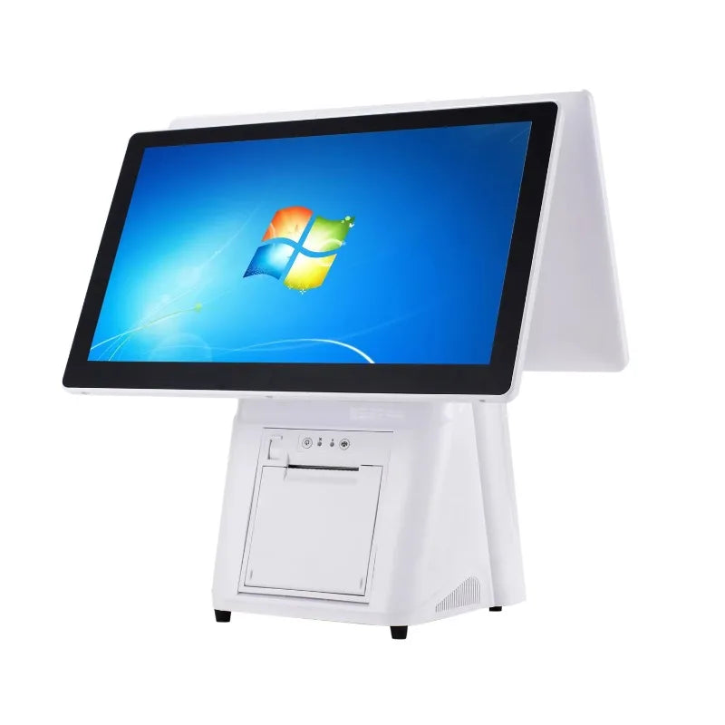 2026 Manufacturer Supply Factory Price Point Of Sale System Promotion 15.6 Inch Tablet Pos Stand System With 80mm Thermal Printe