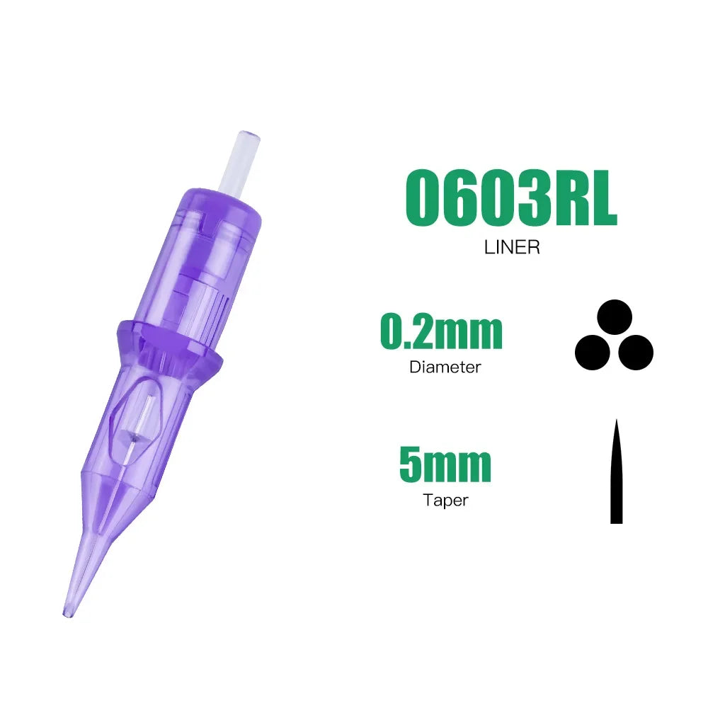 Mast PRO SMP Tattoo Cartridge Needles PMU Art Makeup Needle 1RL 3RL Round Liner Permanent Makeup for Eyeliner Lip Tattoo Supply