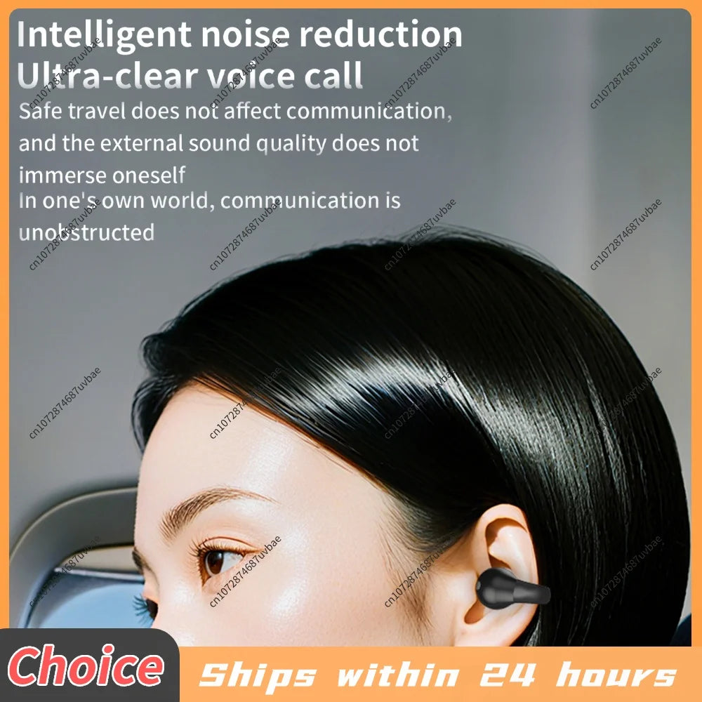 Bluetooth 5.4 Earphone Ear Clip Headphones Multi-Purpose BT Sports Headphones Waterproof Sports Stereo Earbuds Earring Ear Hook