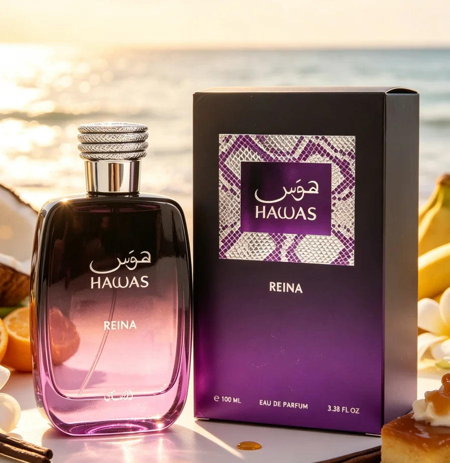 Hawas series of three neutral perfume, suitable for both men and women, 3.4oz100ml, new sale, fruity, delicious, floral+wooden fragrance, sweet, gentle, mature and charming, gift choice