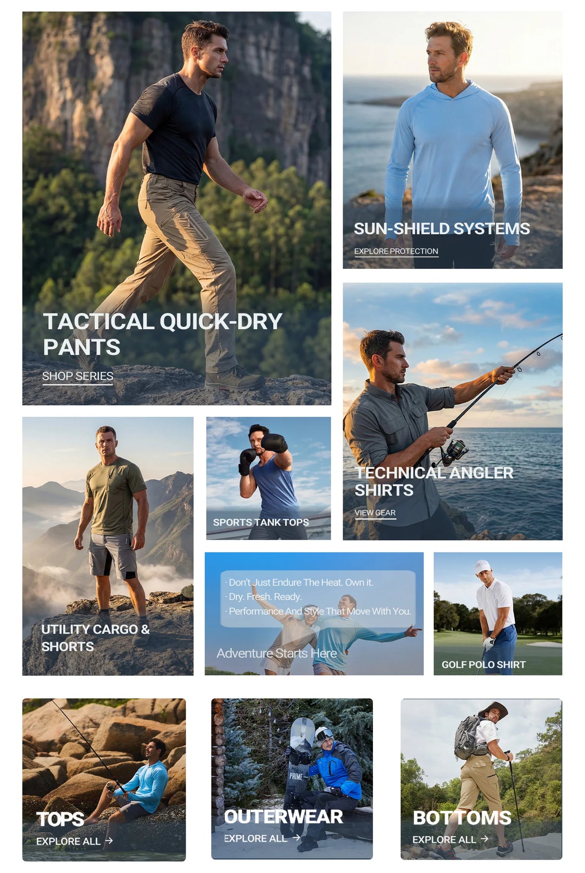 TACVASEN UPF50+ Quick Dry Capri Pants Womens Summer Hiking Cargo Pants 5 Pockets Waterproof Sun UV Protection Knee Length Shorts