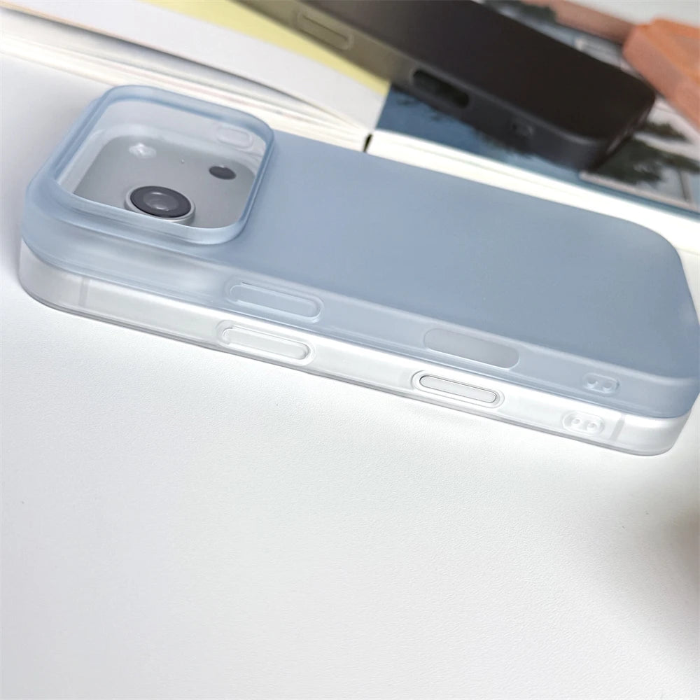 Ultra Thin Matte Translucent Frosted Hard PC Case For iPhone 18 17 Pro Max Air 16 15 14 Plus 13 12 Solid Color Slim Simple Cover