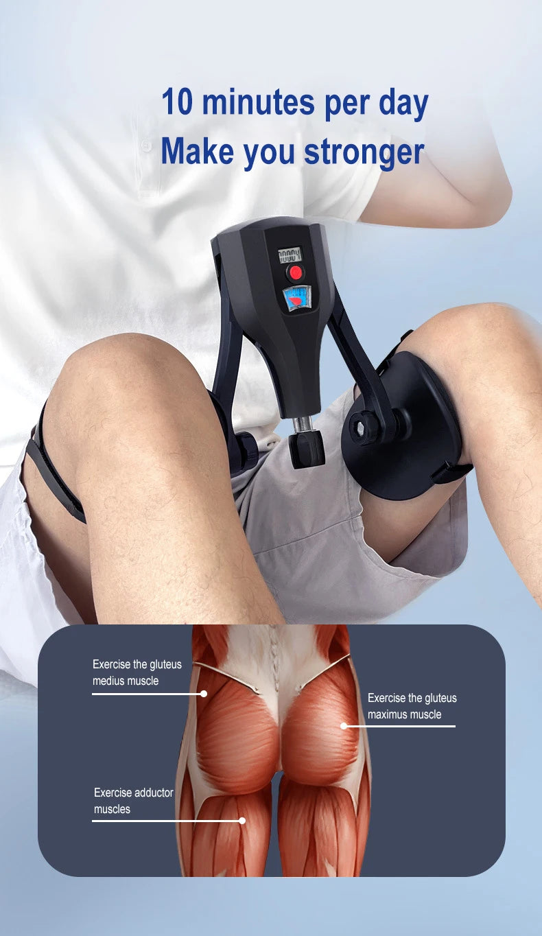 Adjustable Pelvic Floor Muscle Trainer Postpartum Repair Leg Clamp Kegel Trainer Men's Leg Slimming Device