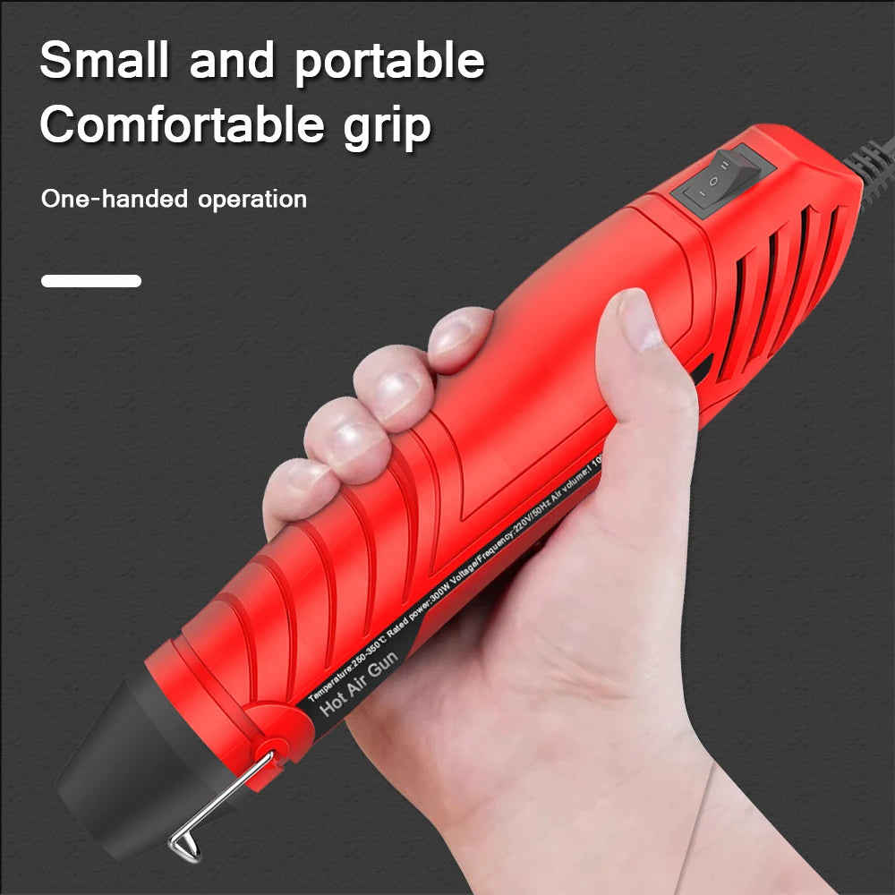 300W Hot Air Gun DIY Soldering Temperature Blower Gun Electric Power Hot Dryer Mini Heat Gun For Crafts Shrink Tubing Wrap