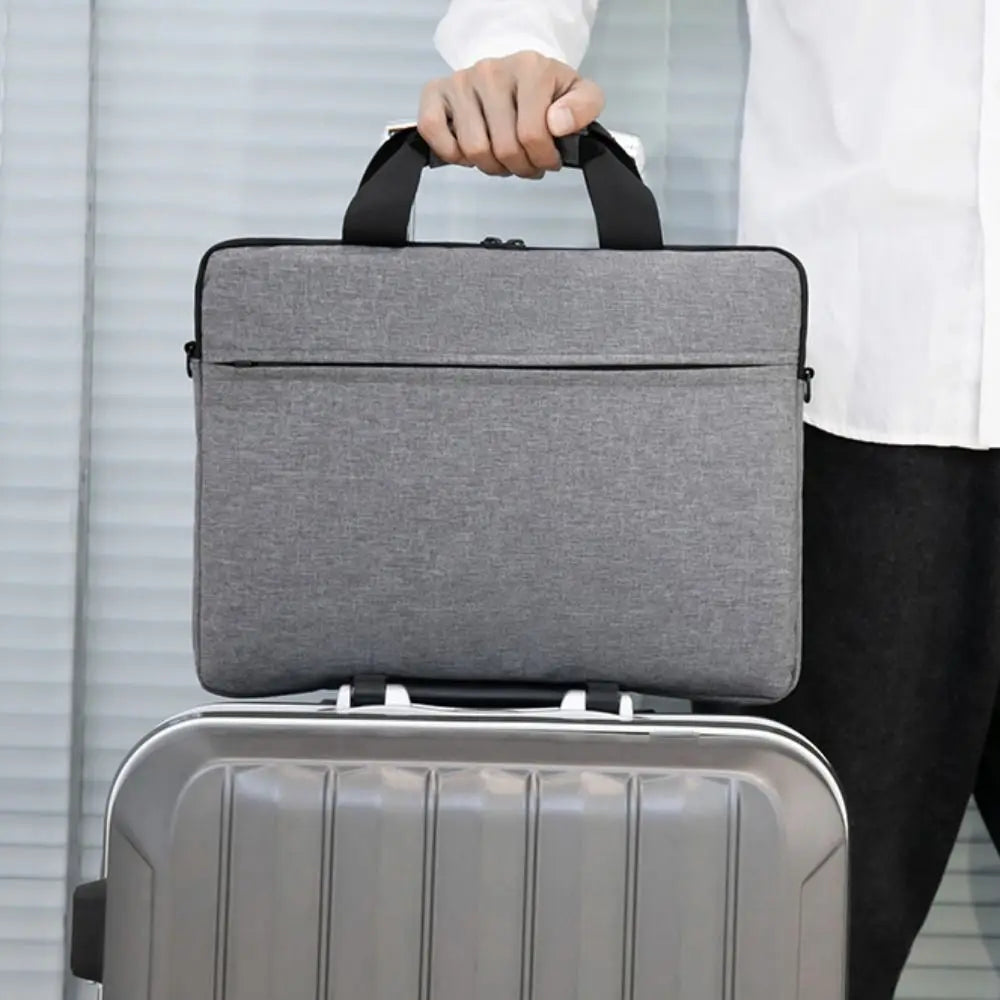 Universal Laptop Sleeve Case Shockproof Large Capacity Laptop Handbag Ultra Thin Business Notebook Cover Tablet Protective Pouch