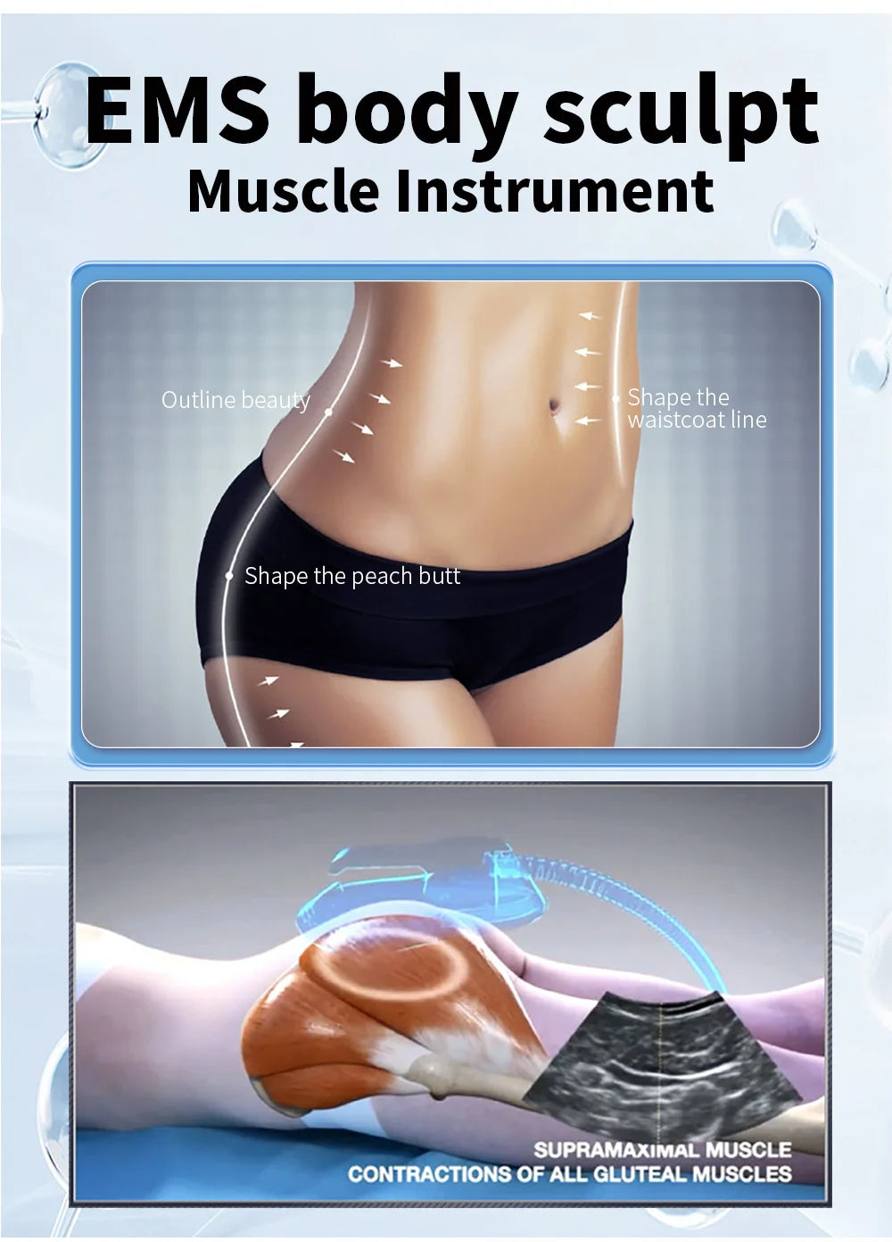 Body Sculpting Equipment EMS RF Muscle Training Machine for Professional Beauty Salon Spa Weight Loss Program MYOslim 15T 6500W