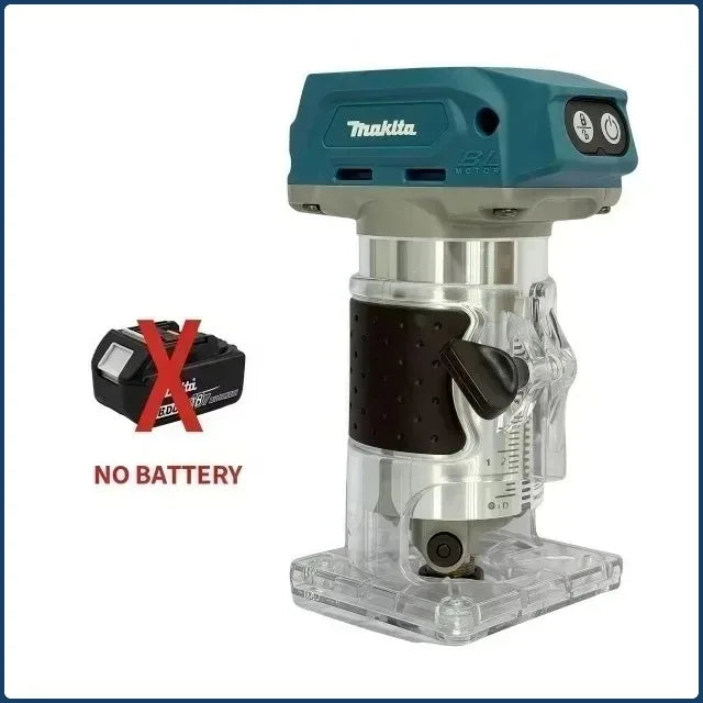 Makita DRT50 Cordless Trimmer Rechargeable Trimming Machine Brushless Slotting Tool Milling Woodwork Engraving Machine