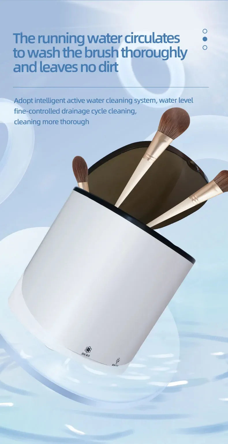 Beauty Egg Makeup Brush and Washer Quick Wash Brush Electric Scrubbing Artifact Cleaning Machine Tools Makeup Brush New Models