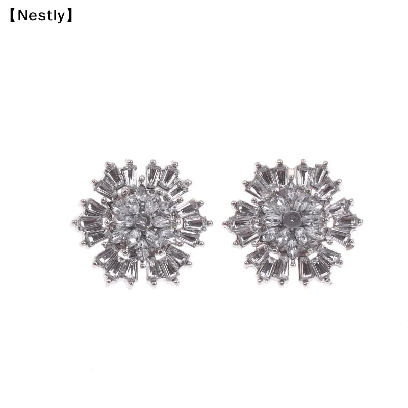 1Pairs Headphone Diameter Buckle Zircon Decorative Headphone Decoration Clip Removable Easy To Install Earbud Accessories〔Nest〕