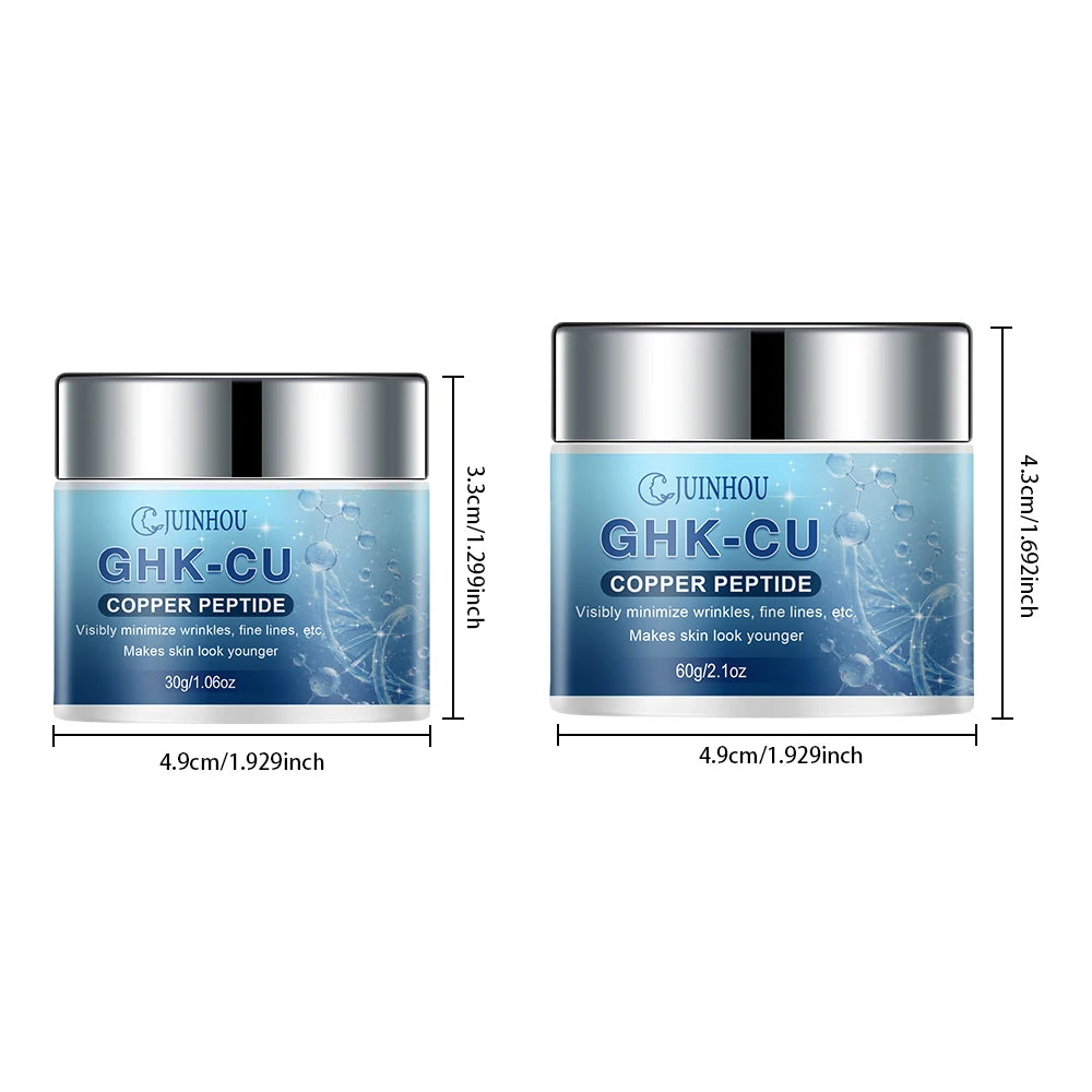 JUINHOU GHK‑CU Facial Cream Deeply Hydrates For All Skin Types Support Skin Elasticity Smooth Look Plump Skin Daily Face Skincar