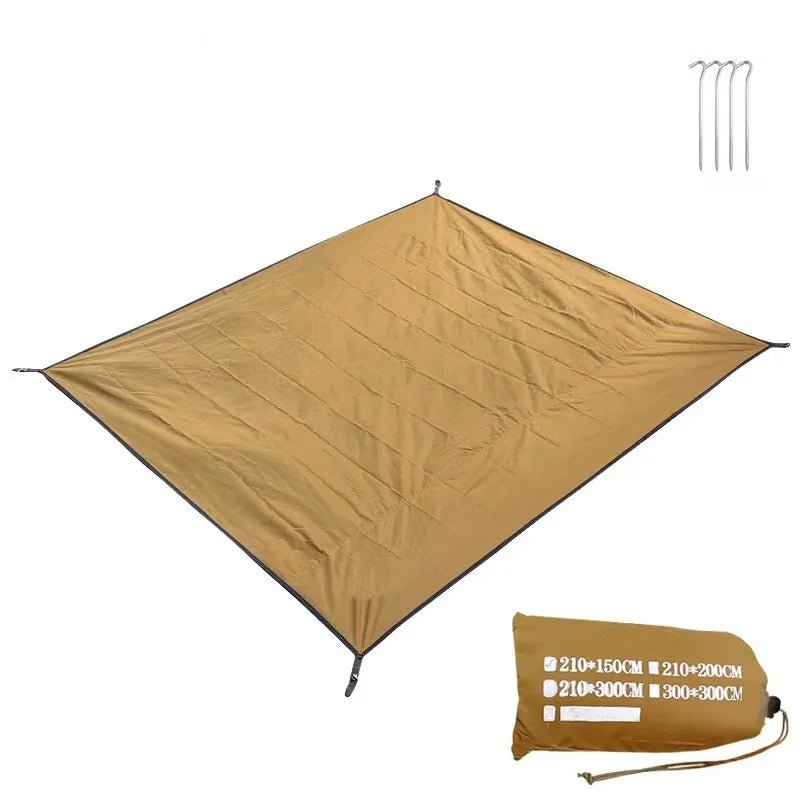 Tent Mat, Leisure Mat, Lightweight, Wear-Resistant, Compact, Seating, Outdoor, Camping, Traveling