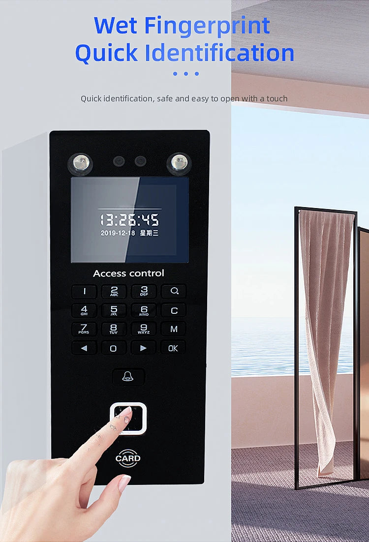 500 Face 300 Figner 2.4Inch LCD TCP/IP USB Biometric Fingerprint Face Access Control Time Attendance System 125khz RFID Card