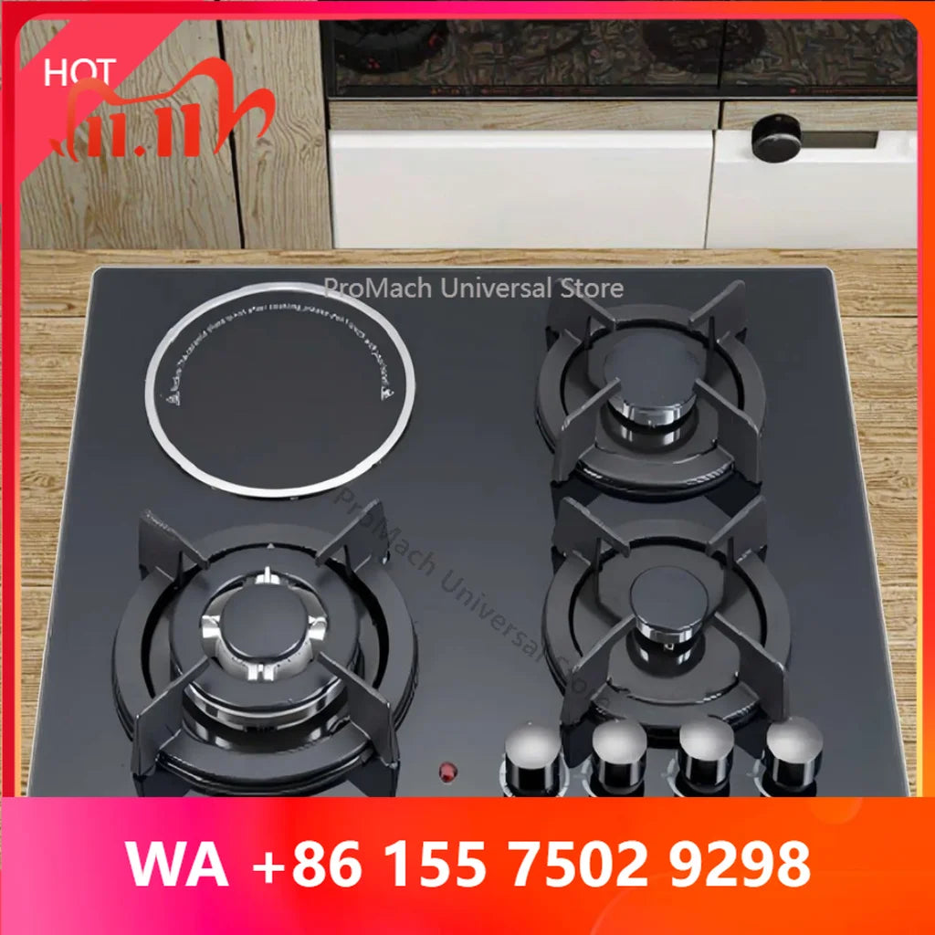 China Smart Four Burner Built in Top  Stove for Kitchen House-hold Commercial